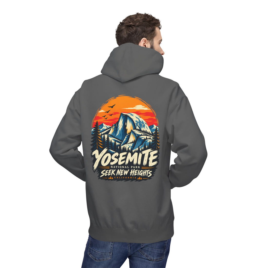 Yosemite National Park Half Dome – Seek New Heights Hoodie