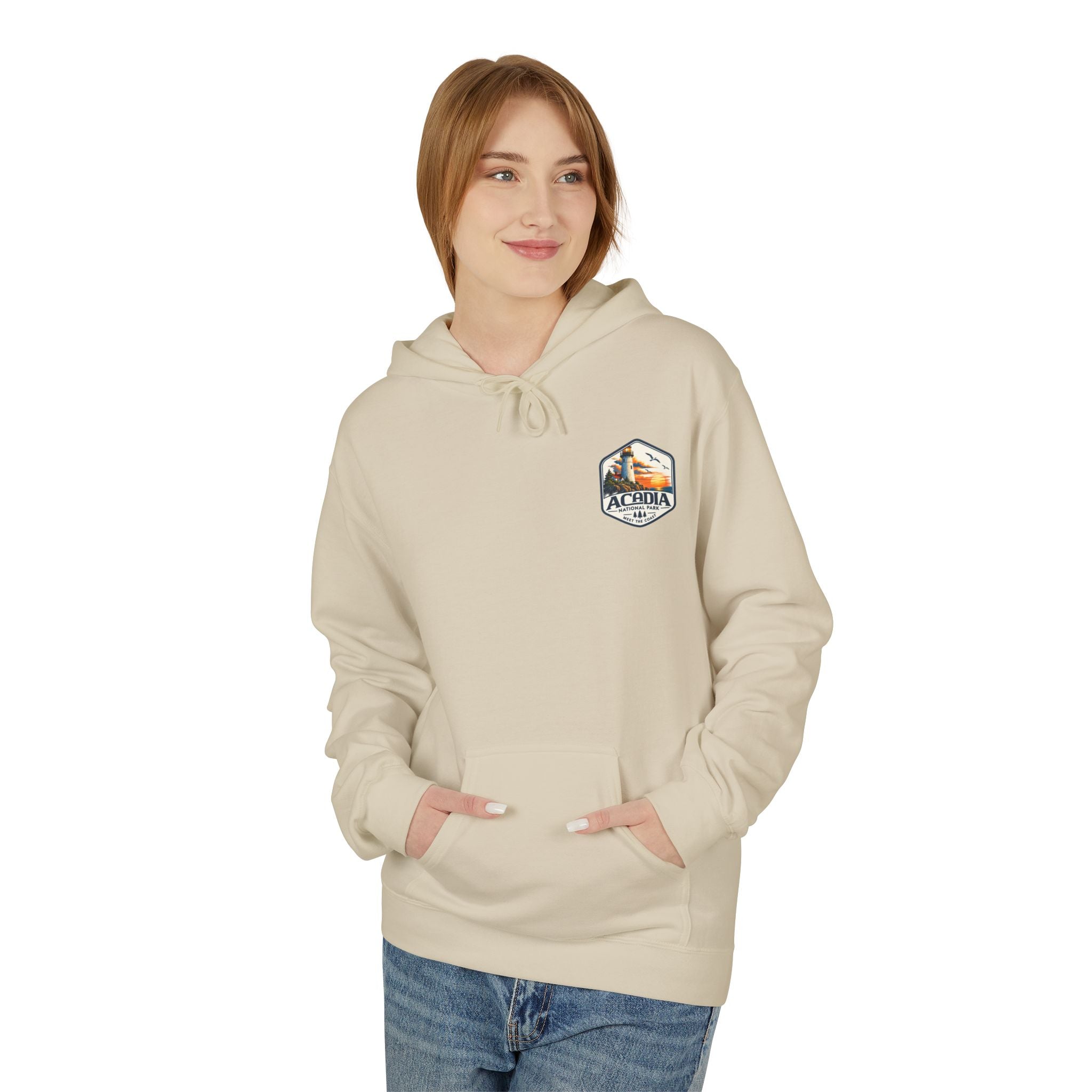 Acadia National Park Lighthouse Graphic Hoodie