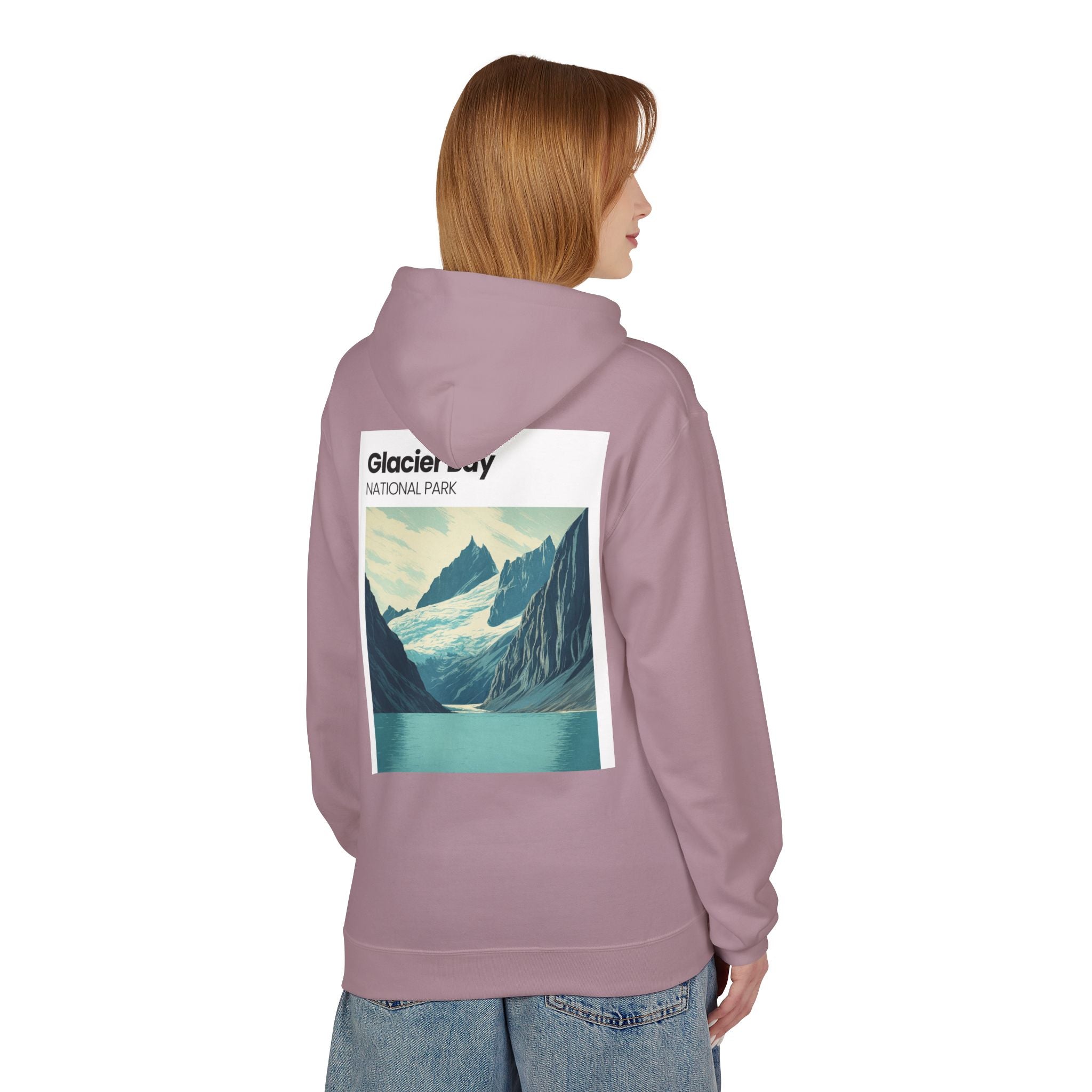 Vintage Wave Surf Patch Hoodie | Small Chest Graphic, Coastal Vibes