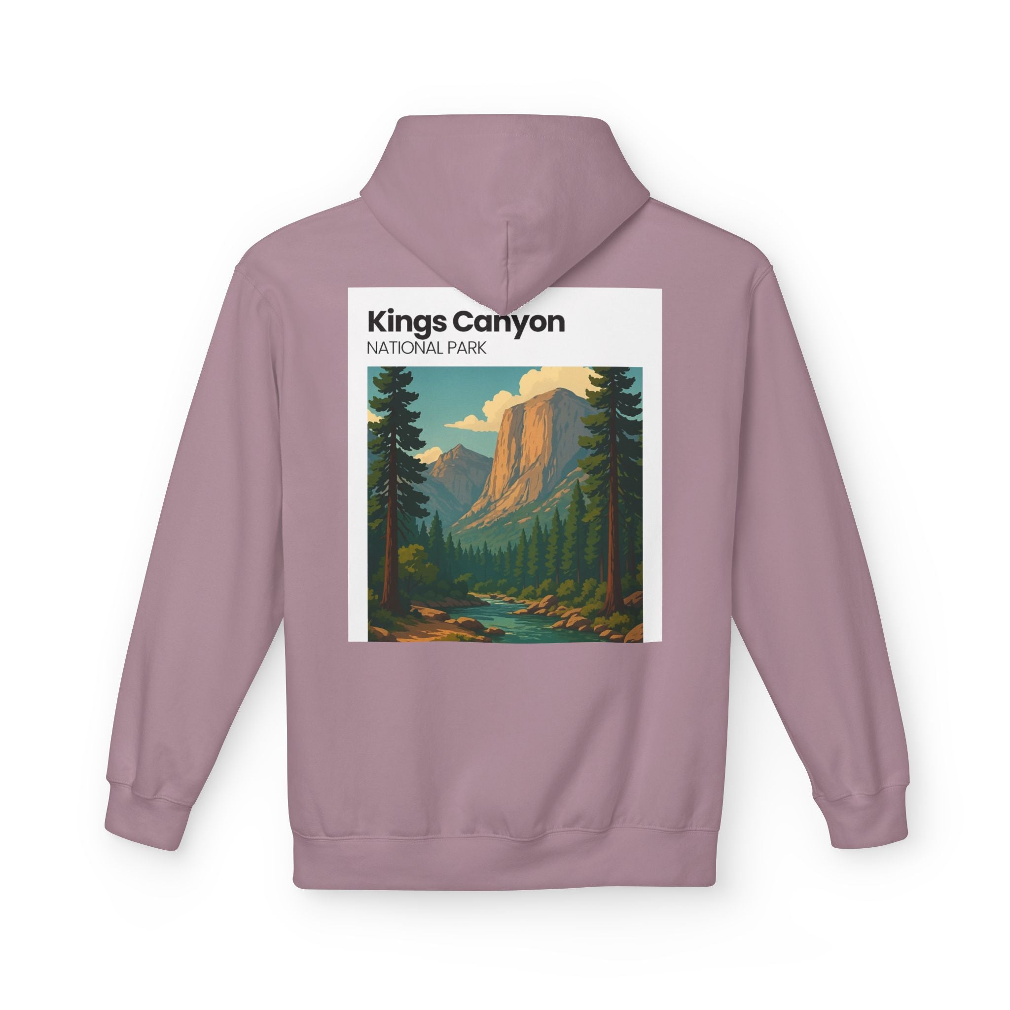 Kings Canyon National Park Hoodie | Vintage Landscape Graphic