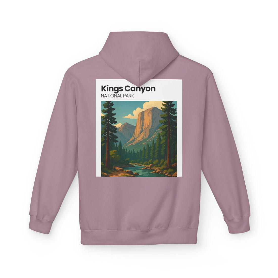 Kings Canyon National Park Hoodie | Vintage Landscape Graphic