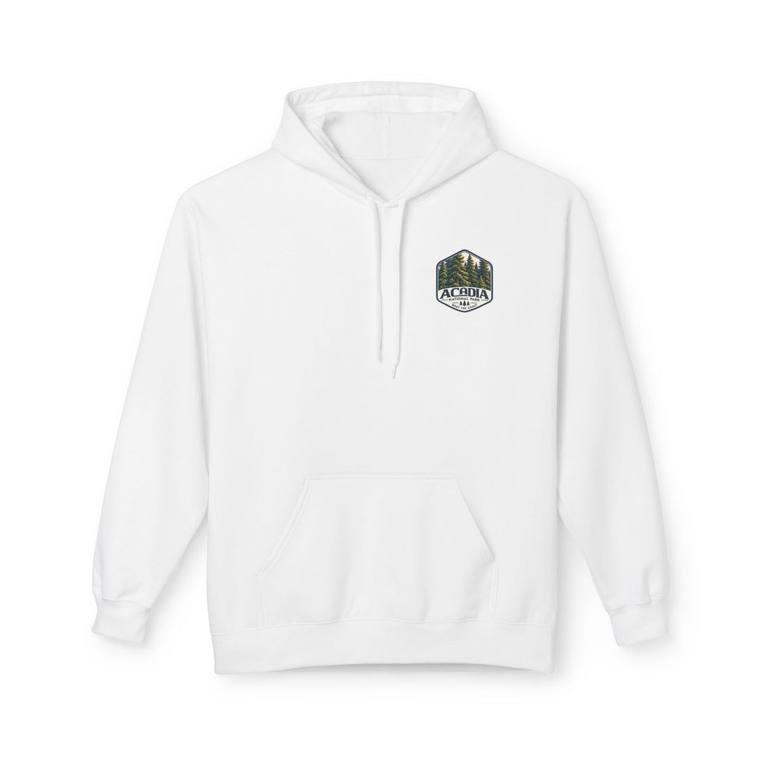 Acadia National Park Pine Trees Graphic hoodie