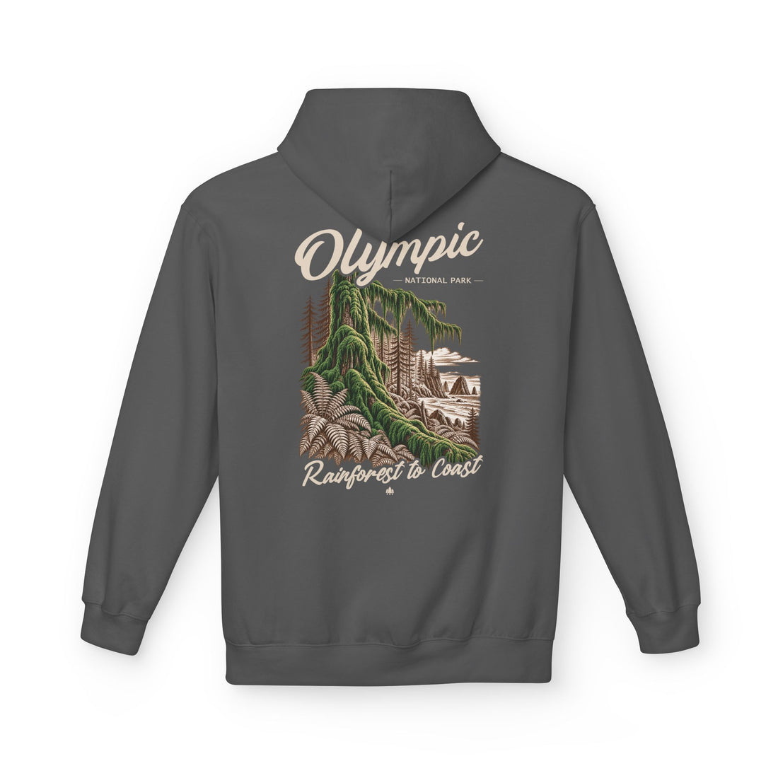 Olympic National Park Hoh Rainforest Graphic Hoodie