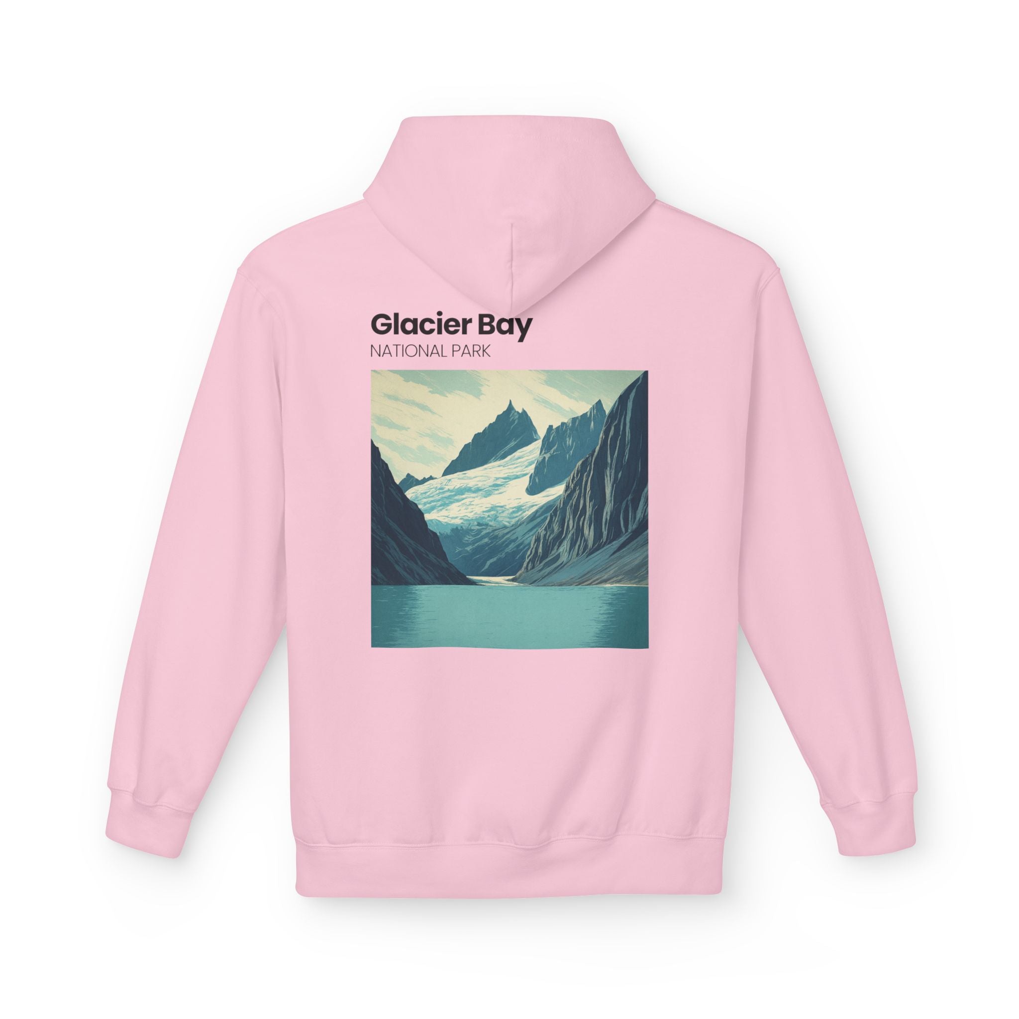 Vintage Wave Surf Patch Hoodie | Small Chest Graphic, Coastal Vibes