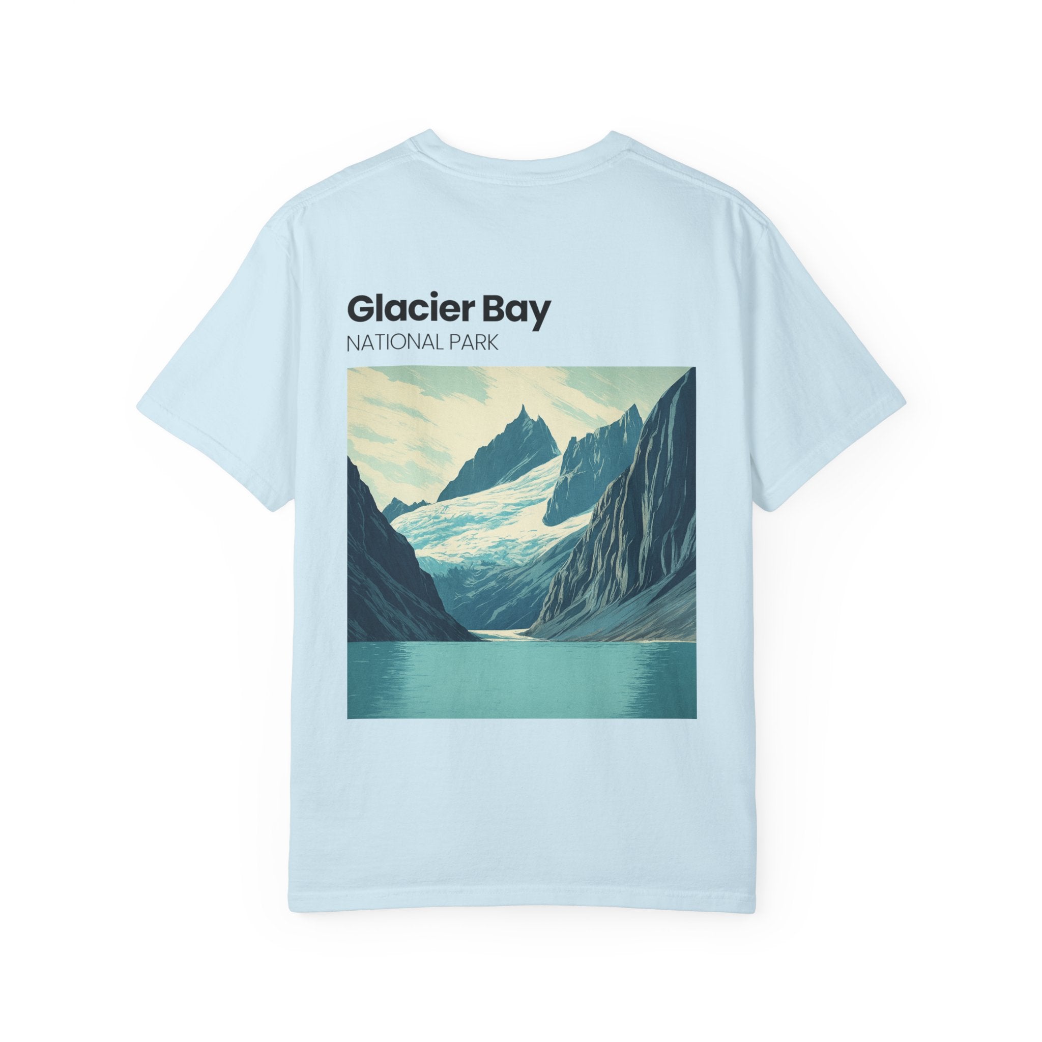 Glacier Bay National Park landscape T-shirt | Vintage mountain lake tee