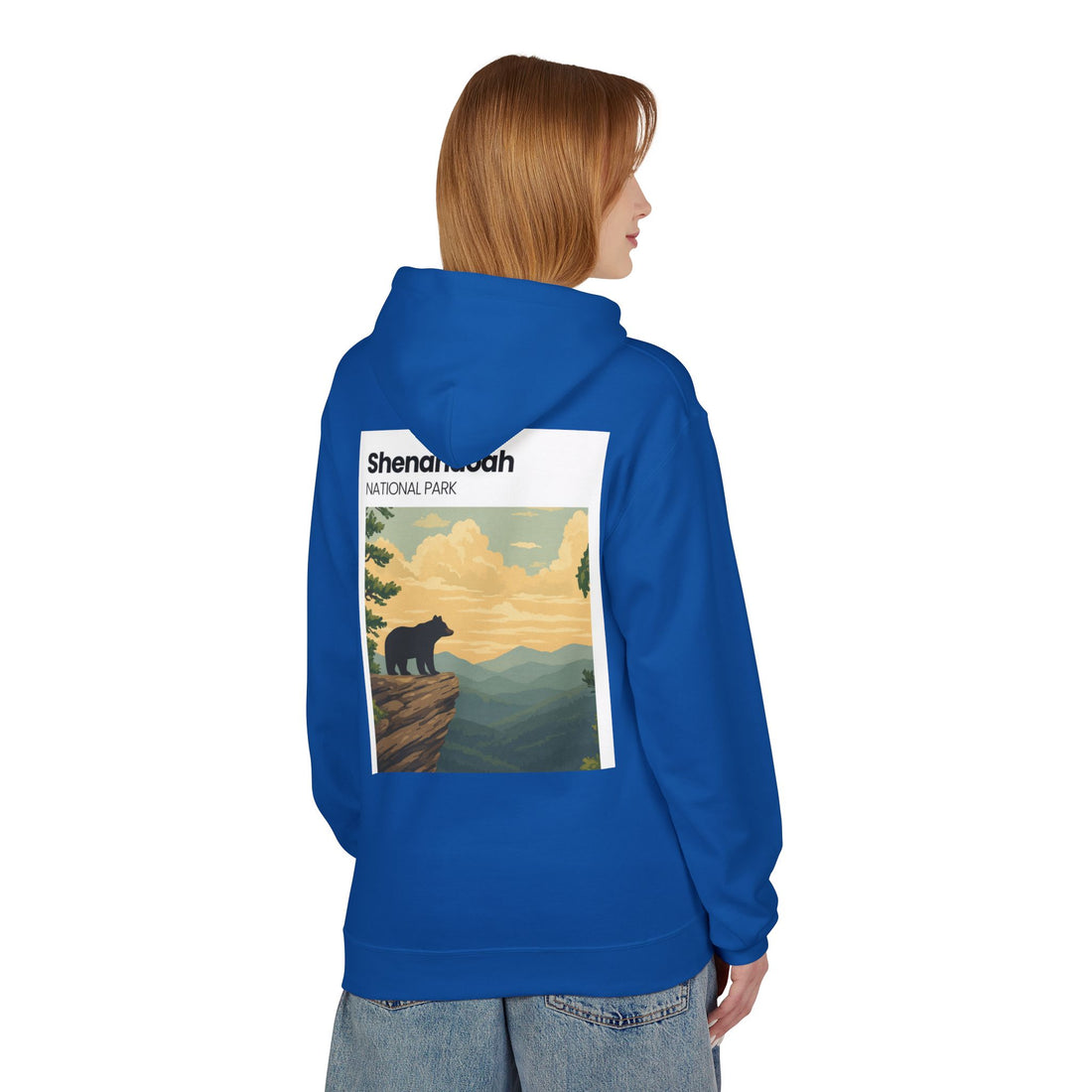 Shenandoah National Park Bear Hoodie | Vintage Travel Poster style
