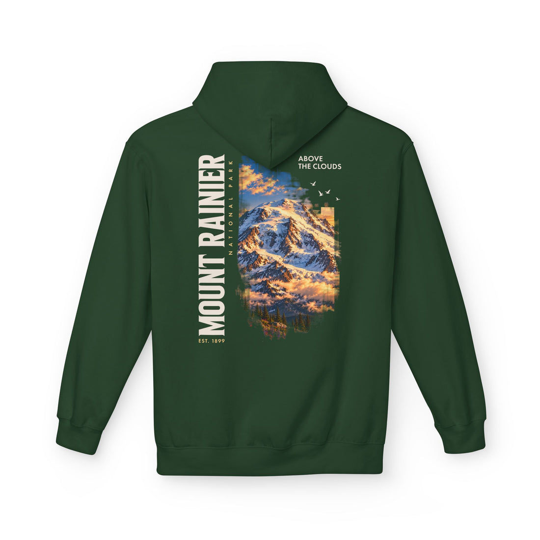 Mount Rainier National Park – Rainier Peak Graphic Hoodie
