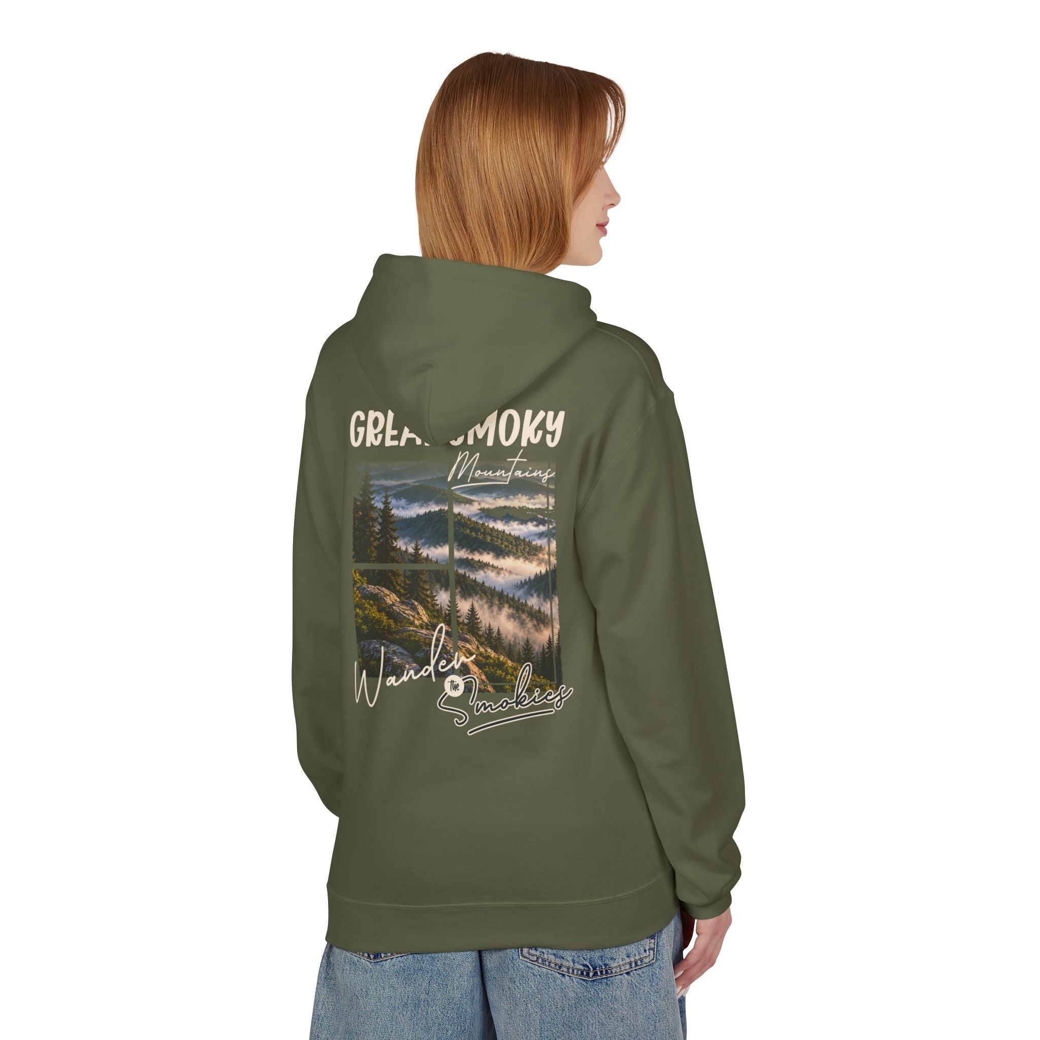 Great Smoky Mountains Misty Ridges Graphic hoodie