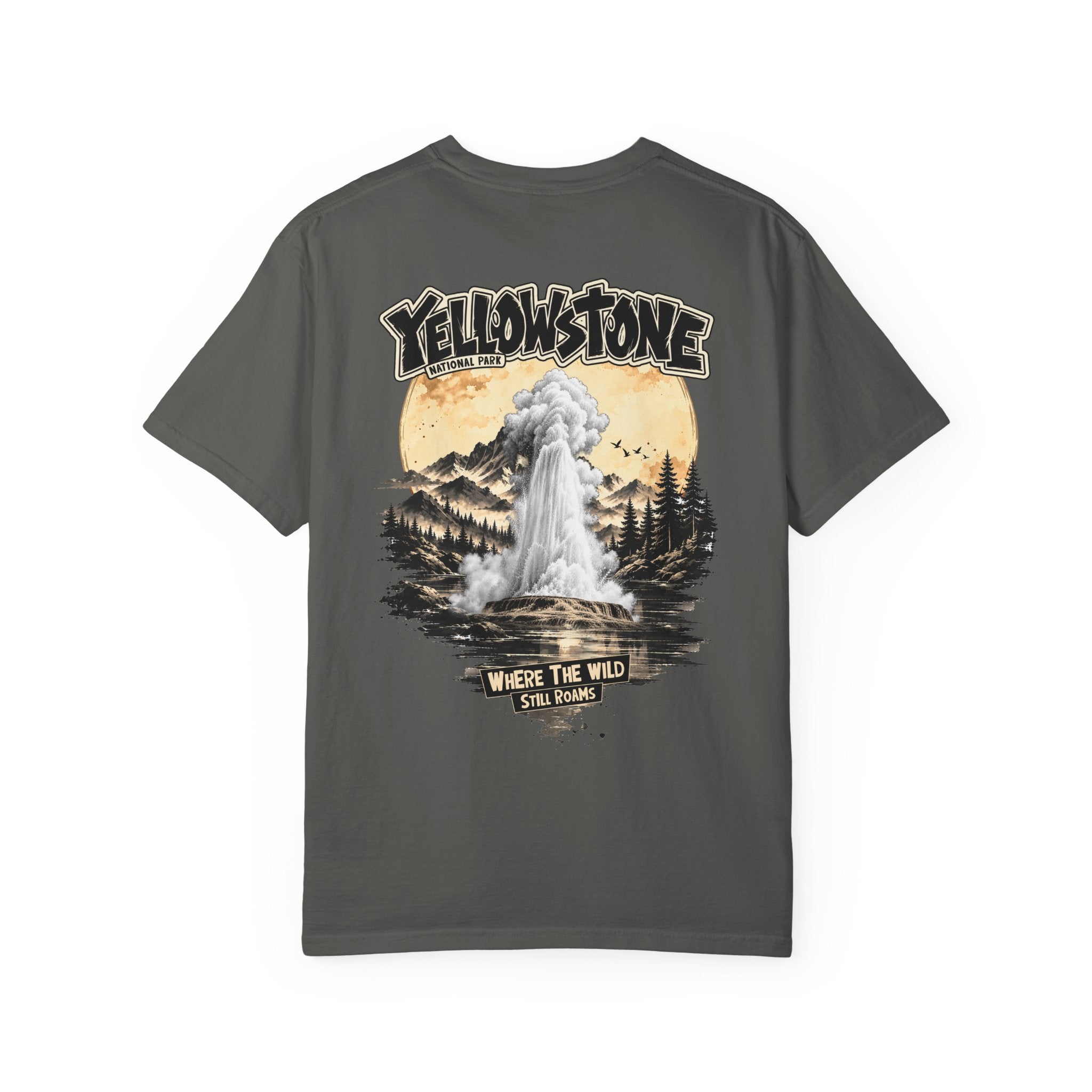 Yellowstone Old Faithful – Where the Wild Still Roams T-Shirt