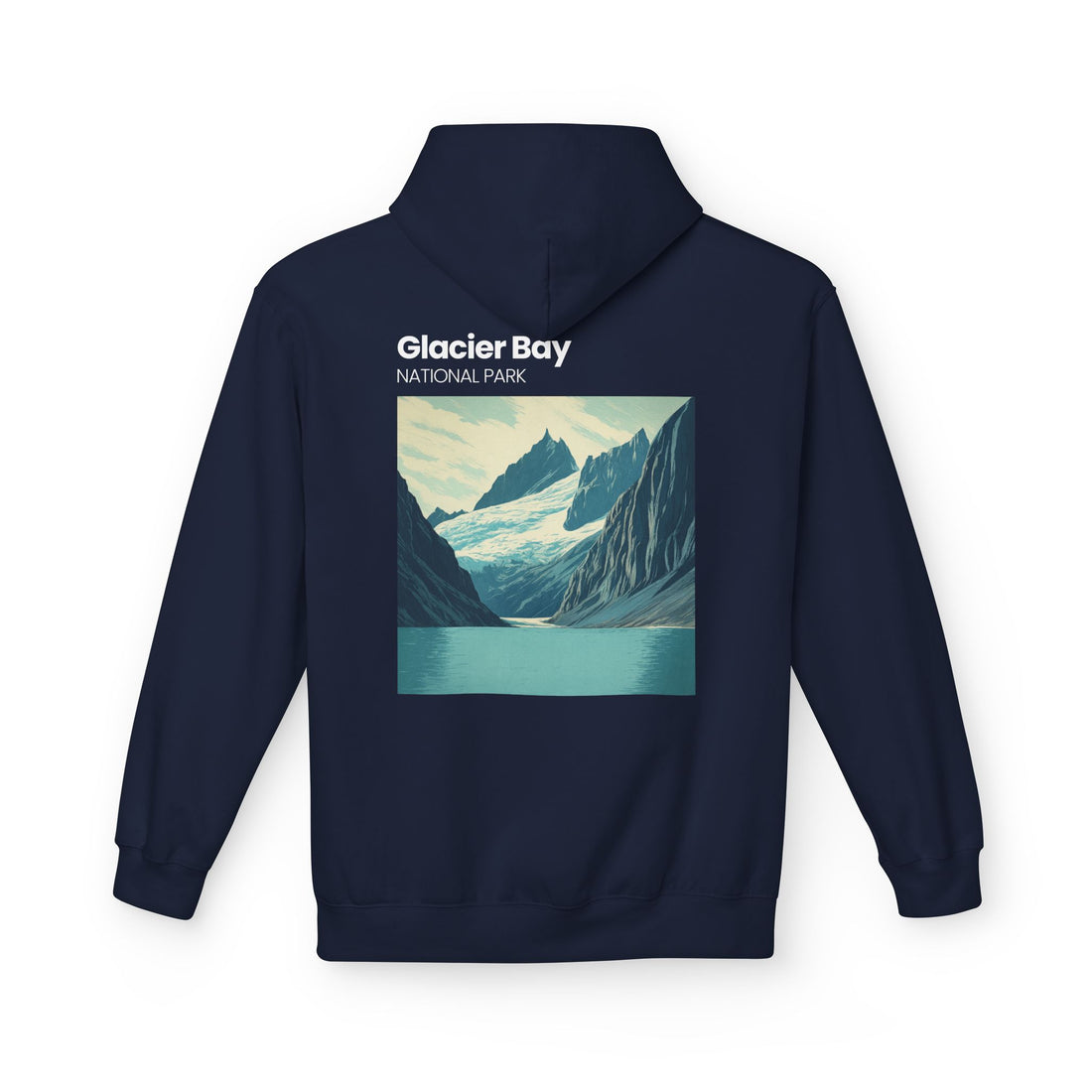 Vintage Wave Surf Patch Hoodie | Small Chest Graphic, Coastal Vibes