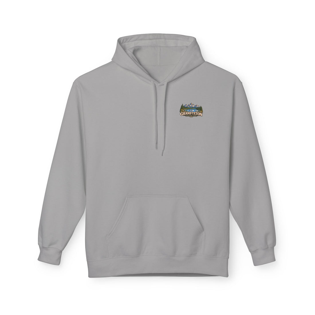 Grand Teton National Park Lake Reflection Graphic Hoodie