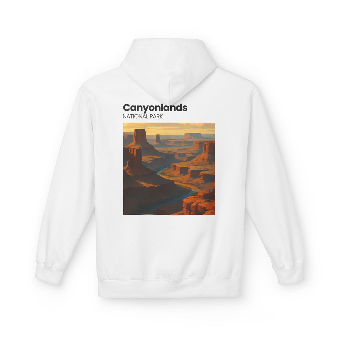 Canyonlands National Park landscape Hoodie | Retro desert canyon art