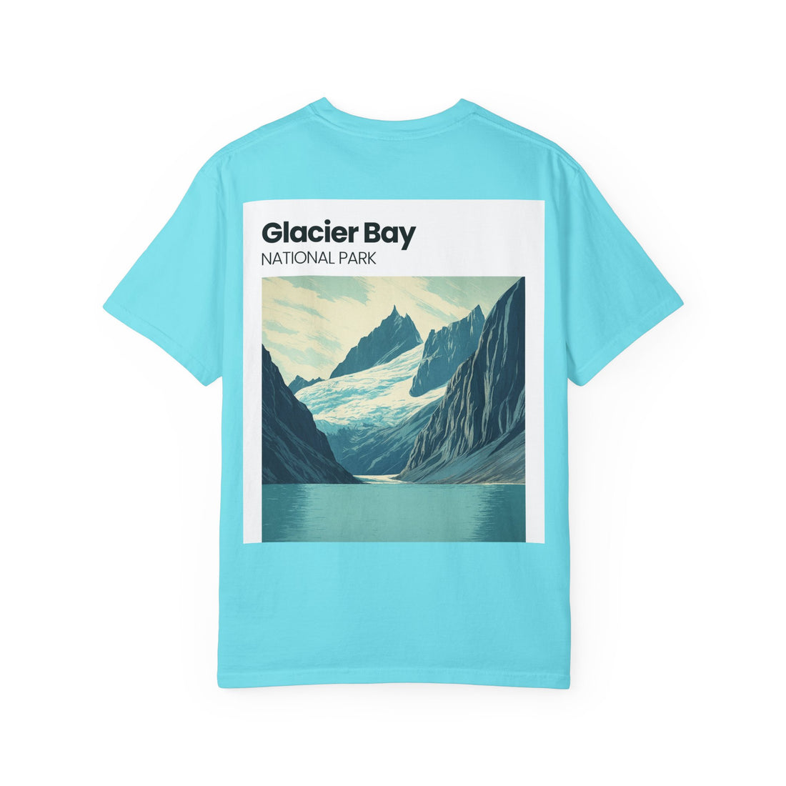Glacier Bay National Park landscape T-shirt | Vintage mountain lake tee