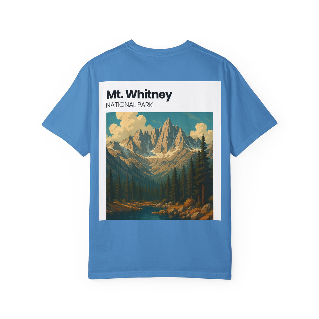 Mt. Whitney National Park mountain landscape T-Shirt | vintage nature poster