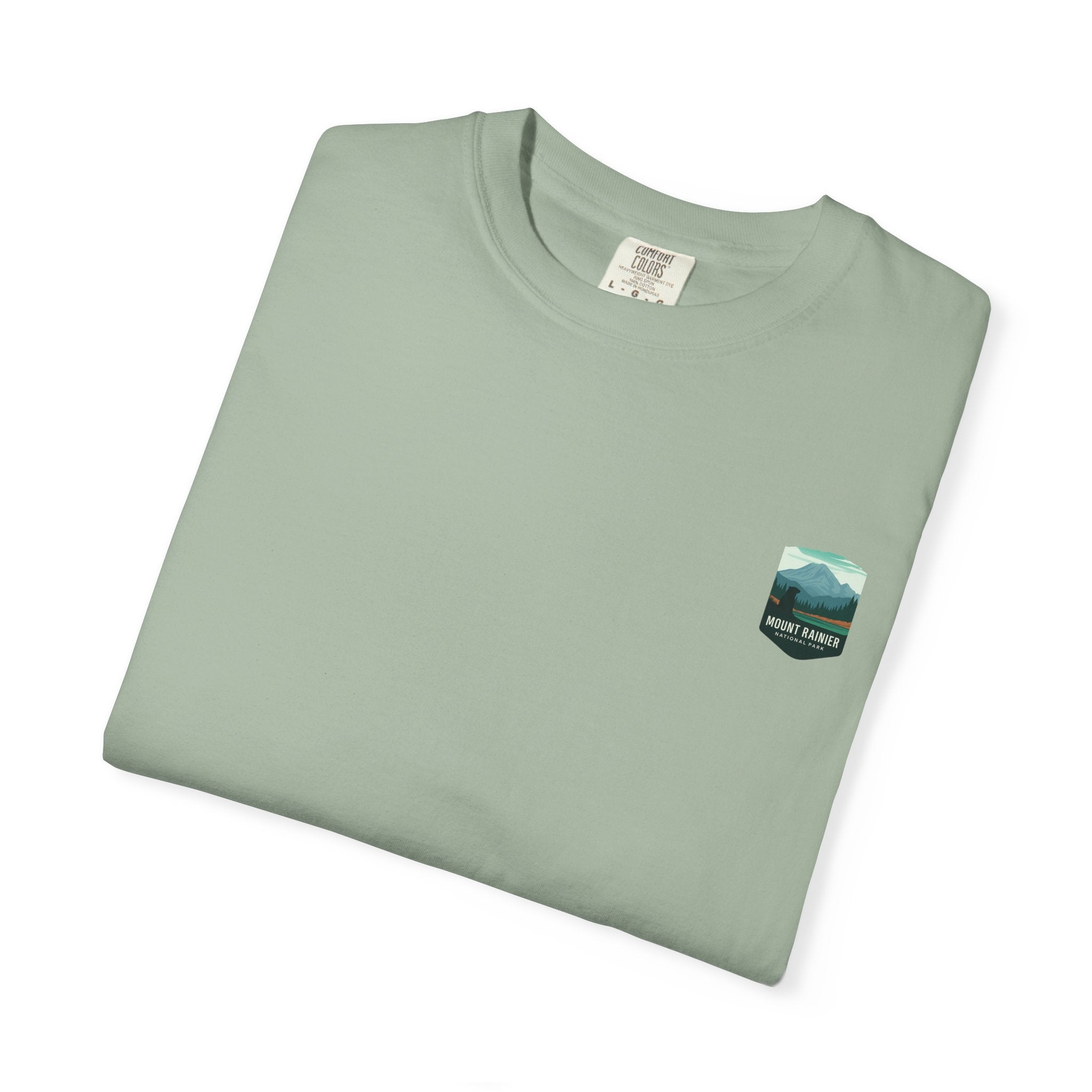 Mount Rainier National Park Poster T-Shirt | Vintage Landscape Graphic