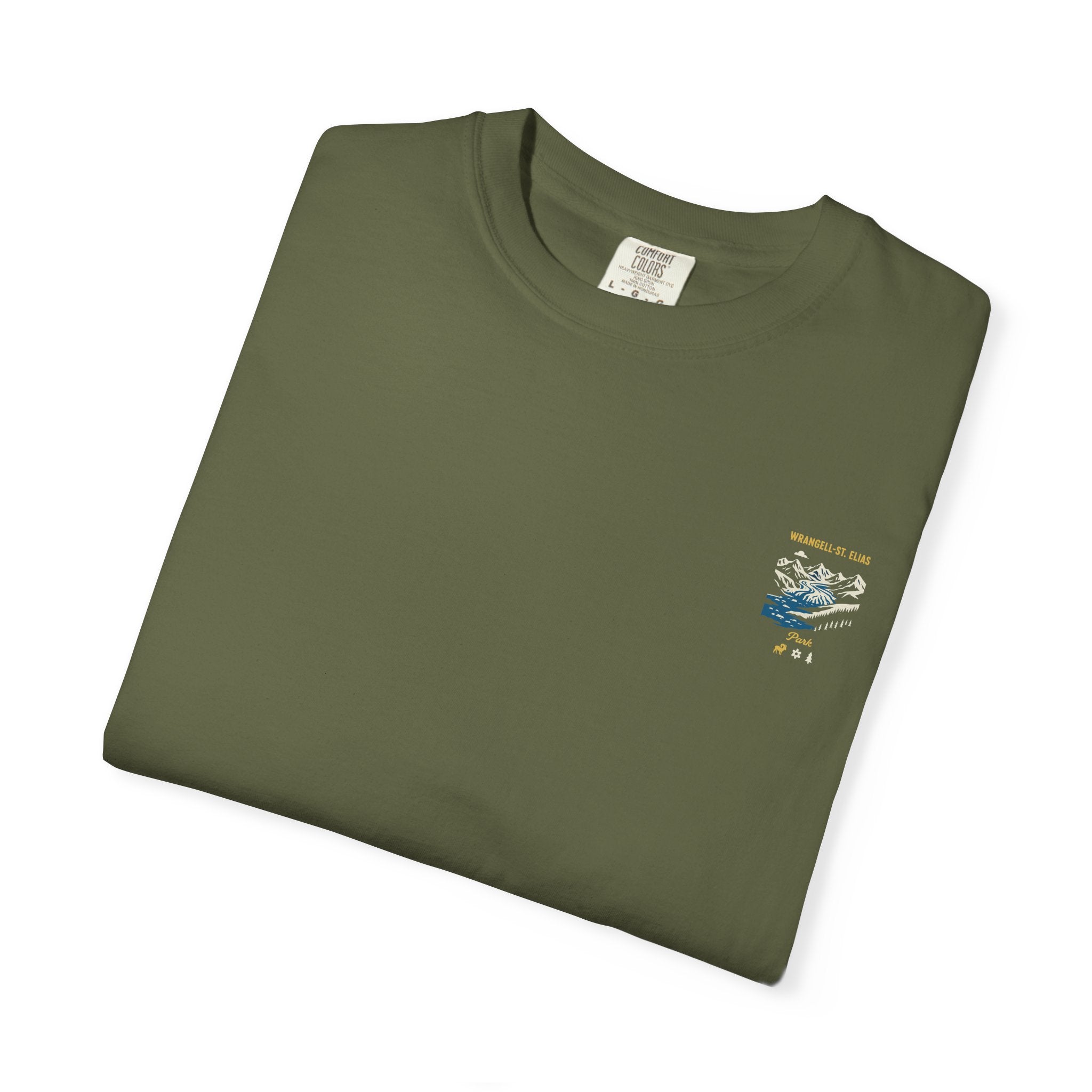 Wrangell-St. Elias National Park landscape T-Shirt | Mountain scenic tee