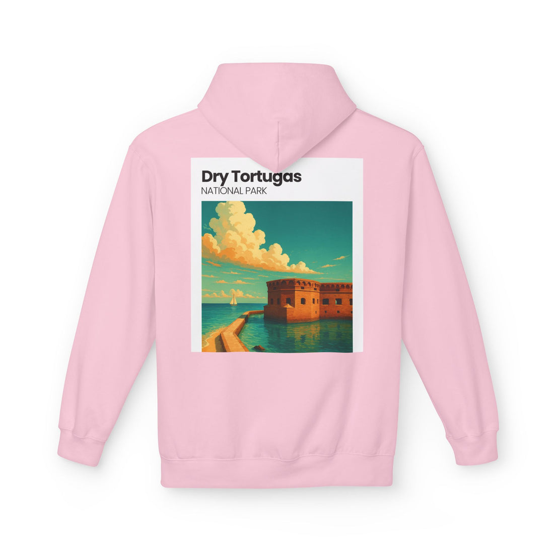 Dry Tortugas National Park Hoodie | Retro Fort Illustration