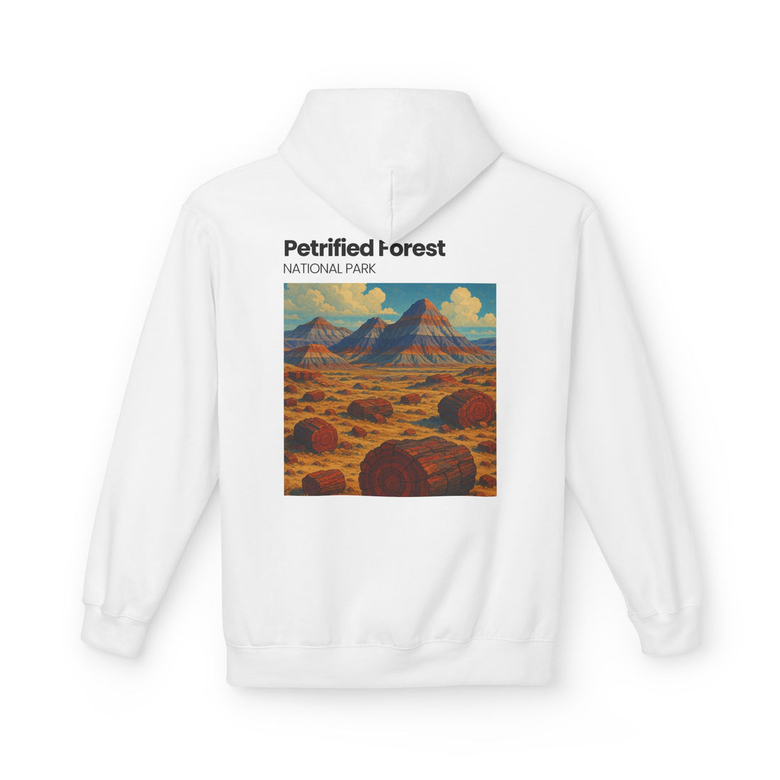 Petrified Forest National Park Hoodie | Vintage Desert Landscape