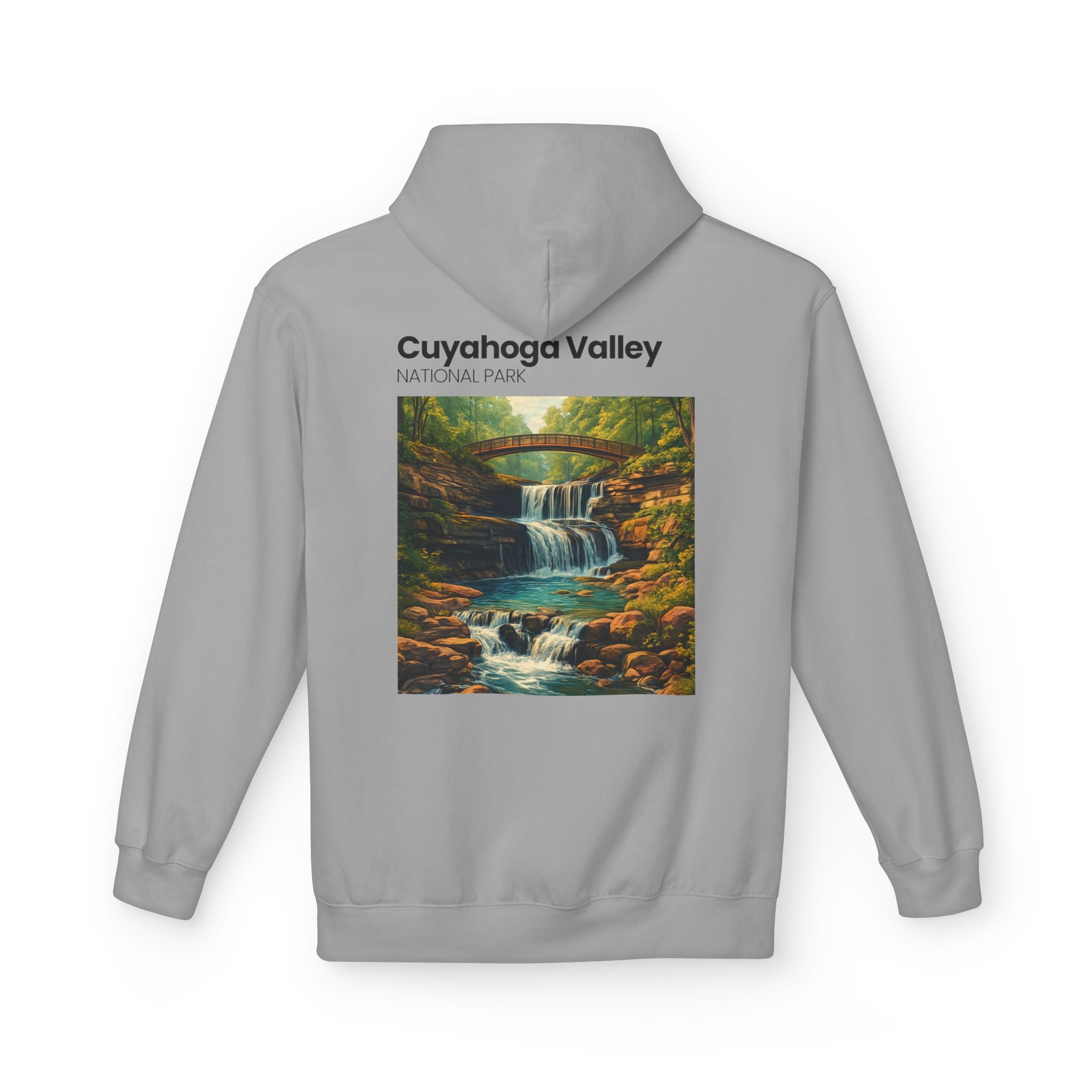 Cuyahoga Valley Waterfall Hoodie | National Park Nature Sweatshirt