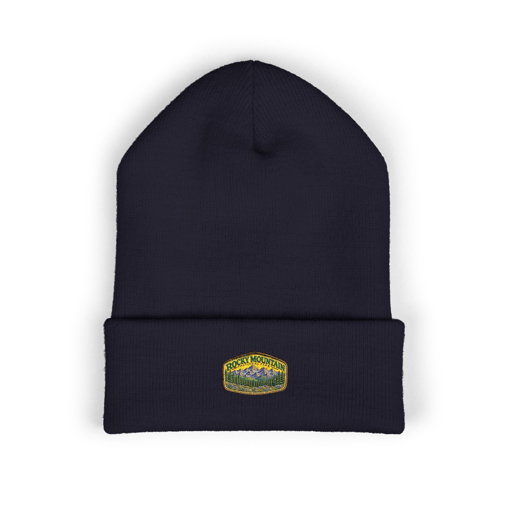 Rocky Mountain National Park Mountain Range Beanie Peak Arch Patch Logo