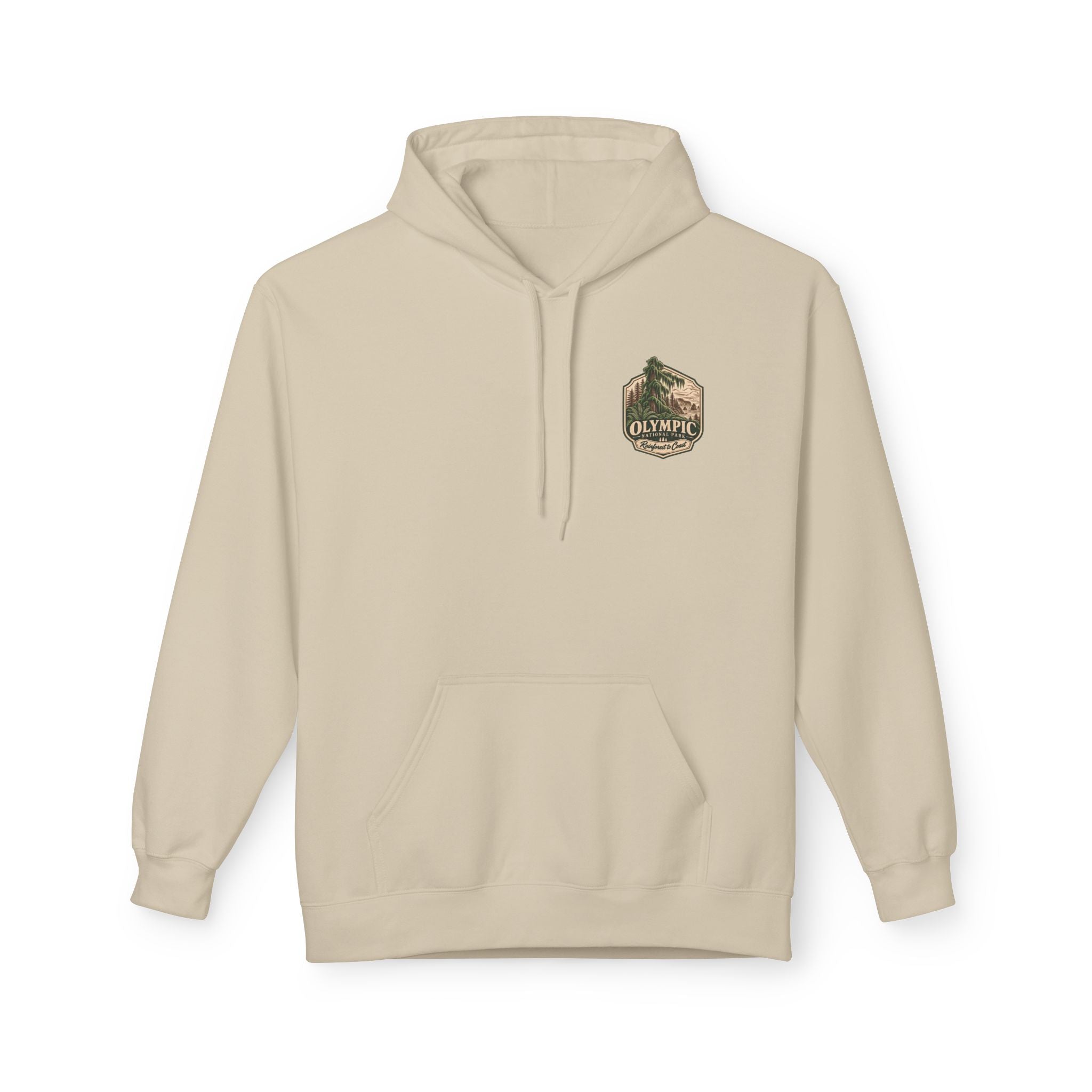 Olympic National Park Hoh Rainforest Graphic Hoodie