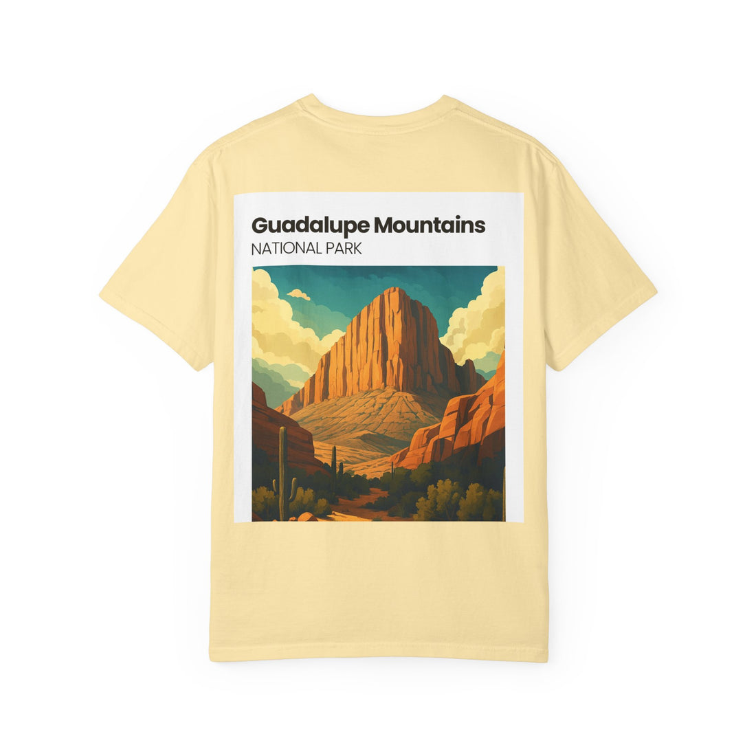 Guadalupe Mountains National Park T-Shirt | Desert Landscape Poster Tee