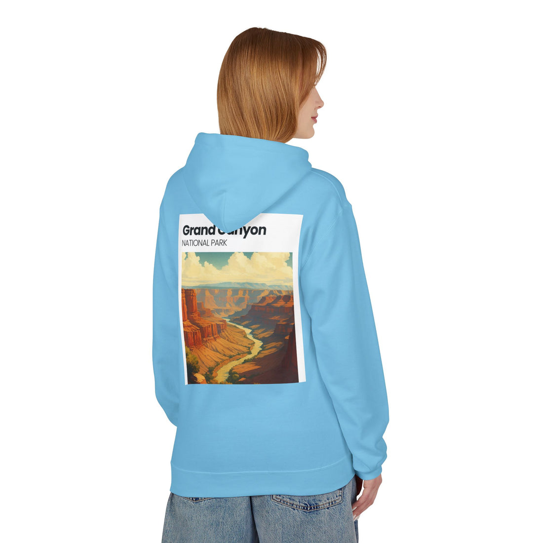 Grand Canyon Vintage Poster Hoodie | National Park Canyon Art
