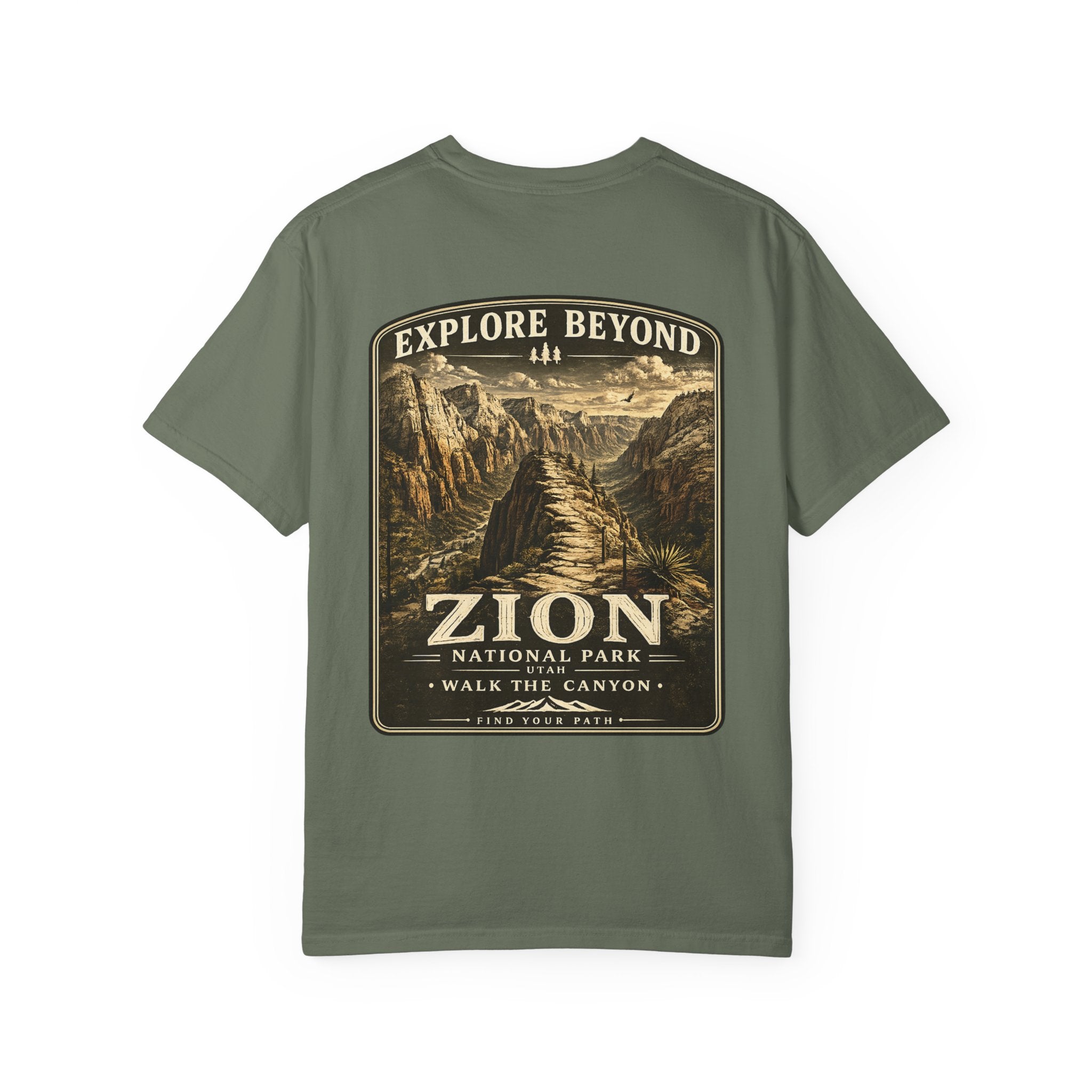 Angels Landing Zion National Park Vintage Graphic T-Shirt1