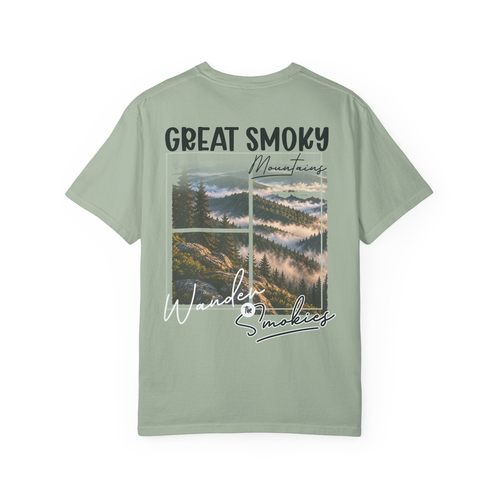 Great Smoky Mountains Misty Ridges Graphic T-Shirt