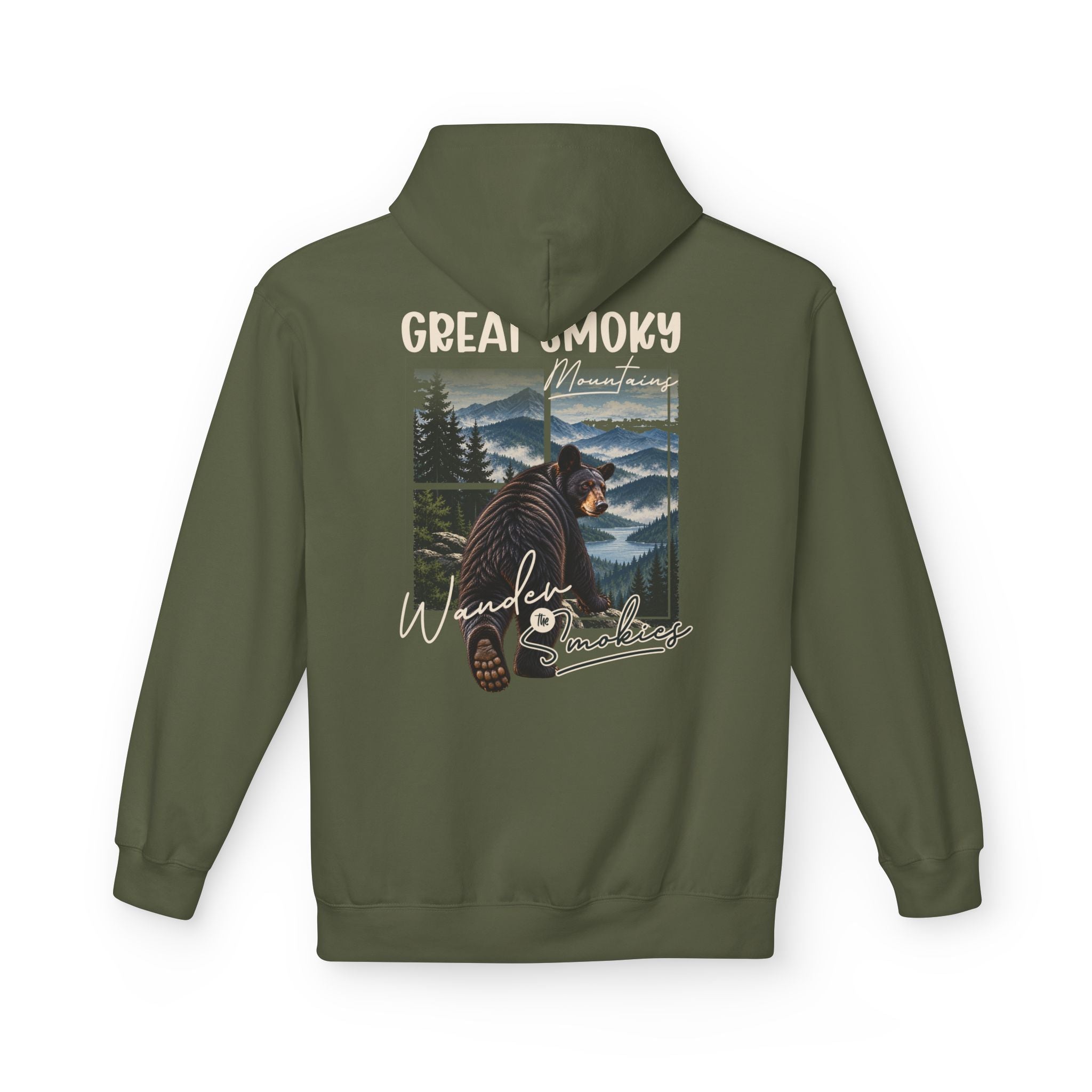 Great Smoky Mountains Black Bear Graphic  hoodie