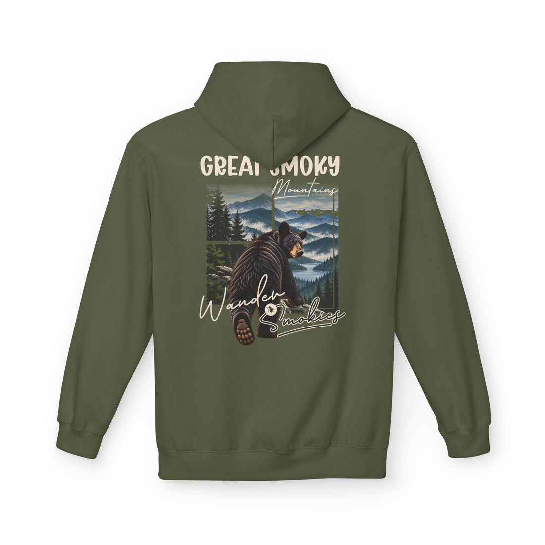 Great Smoky Mountains Black Bear Graphic  hoodie
