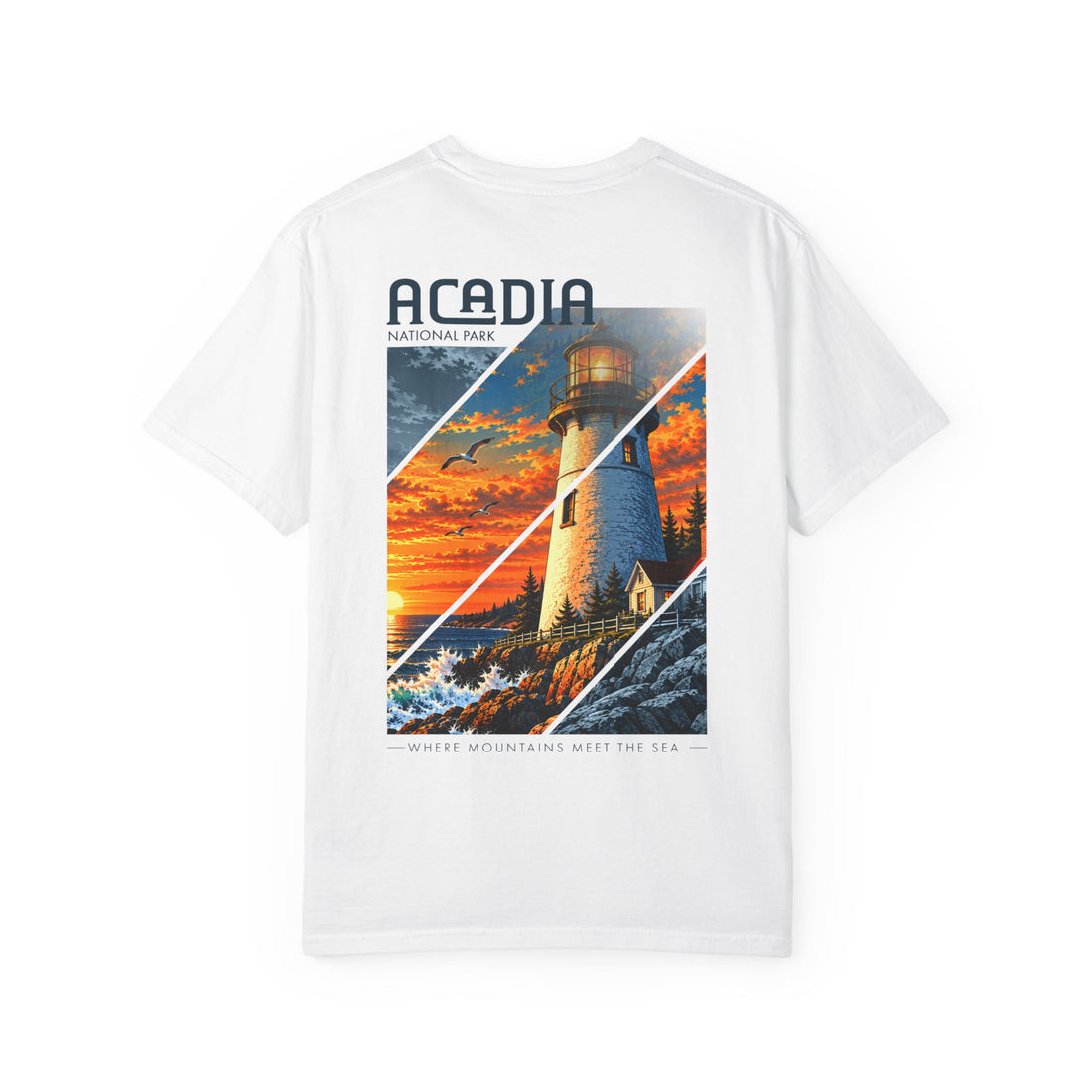 Acadia National Park Lighthouse Graphic T-Shirt