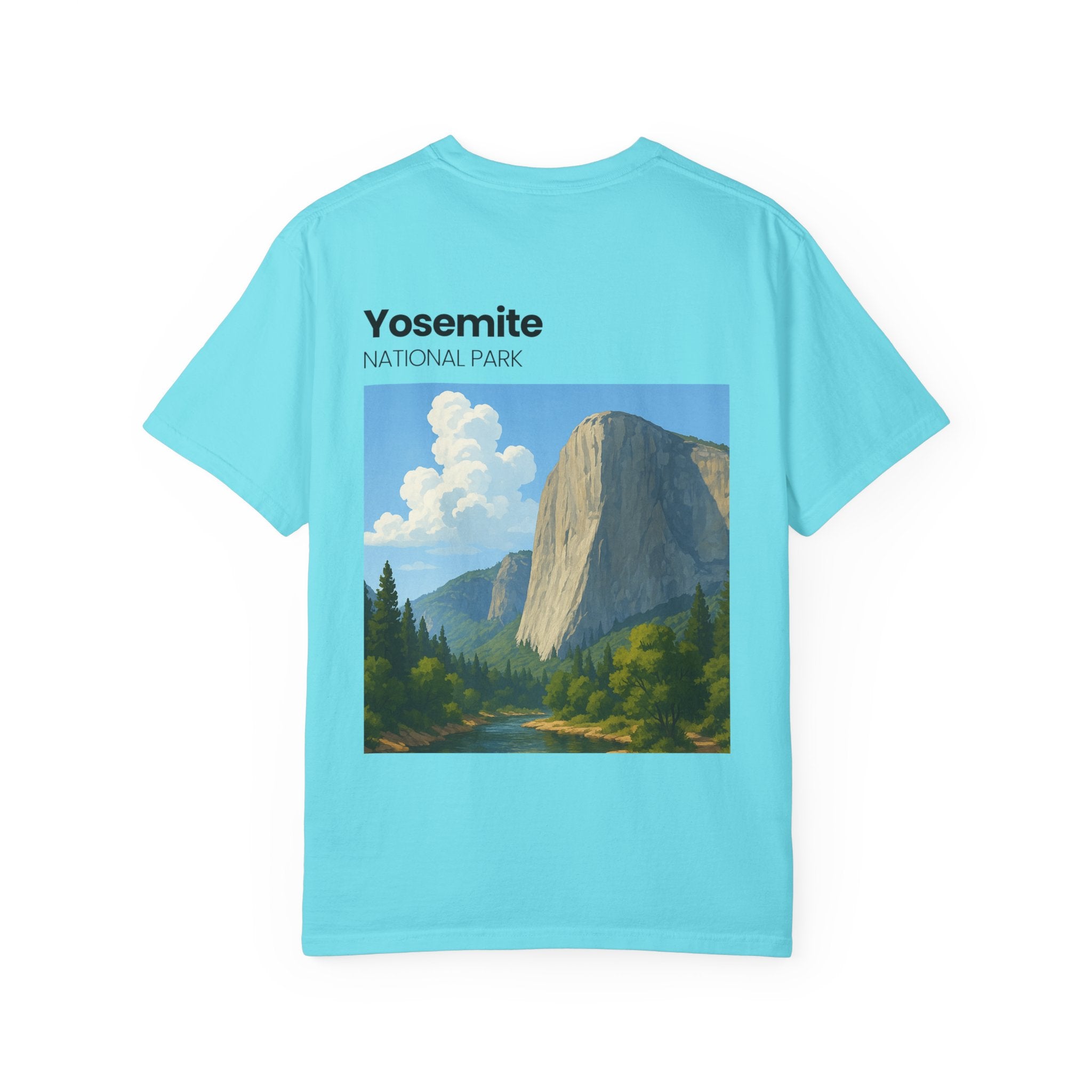 Yosemite National Park Half Dome Landscape T-Shirt | Vintage Park Poster Tee