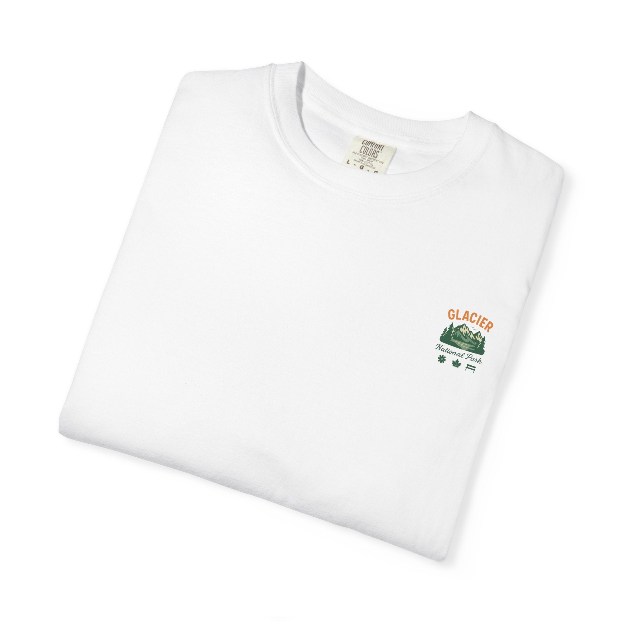 Glacier National Park Landscape T-shirt | Vintage Mountain Lake Tee