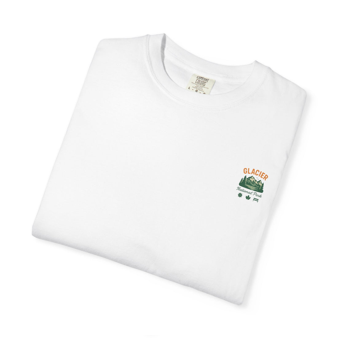 Glacier National Park Landscape T-shirt | Vintage Mountain Lake Tee
