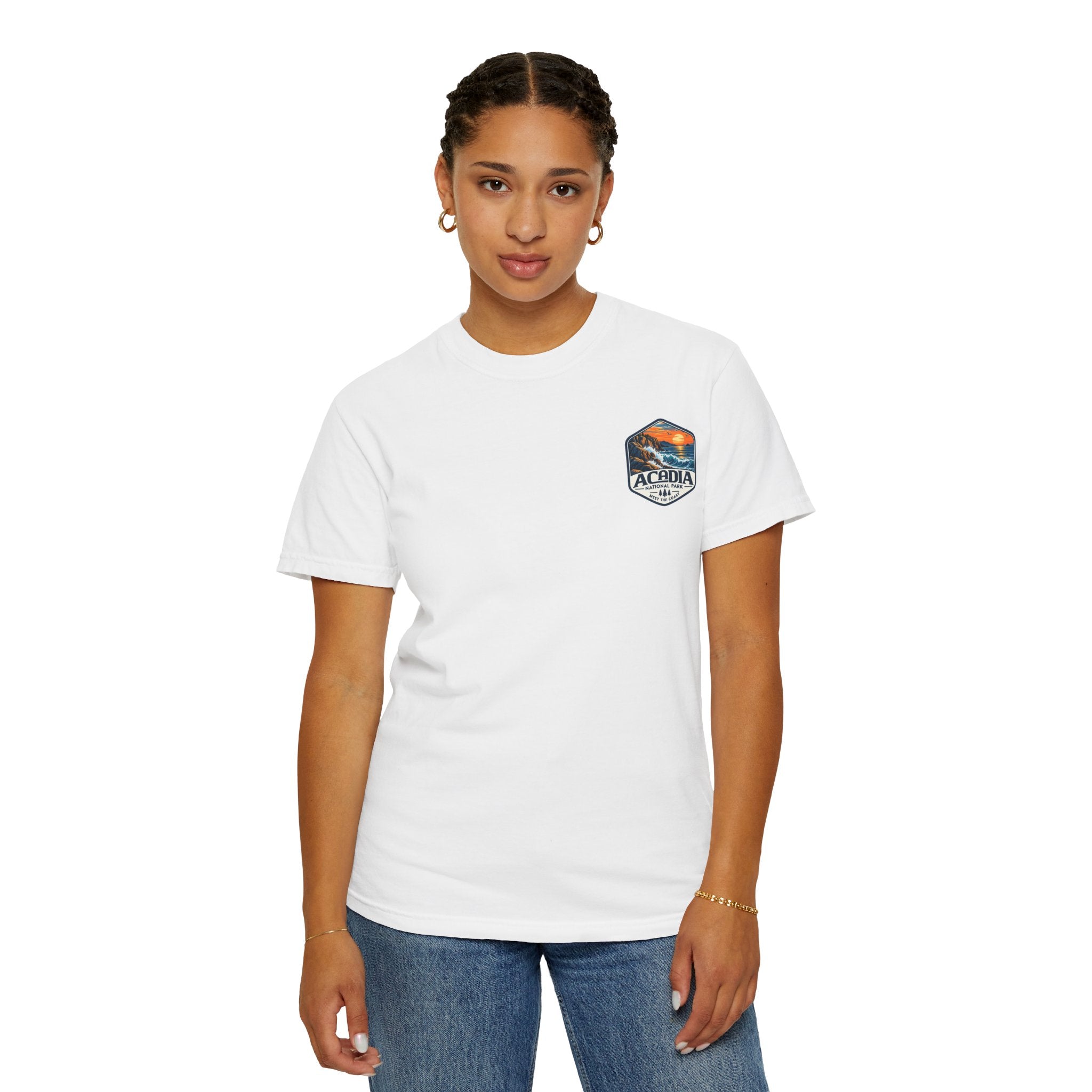 Acadia National Park Rocky Coast Graphic T-Shirt