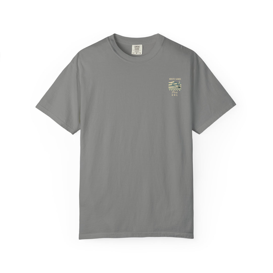 White Sands National Park desert landscape T-Shirt | retro cloud artwork