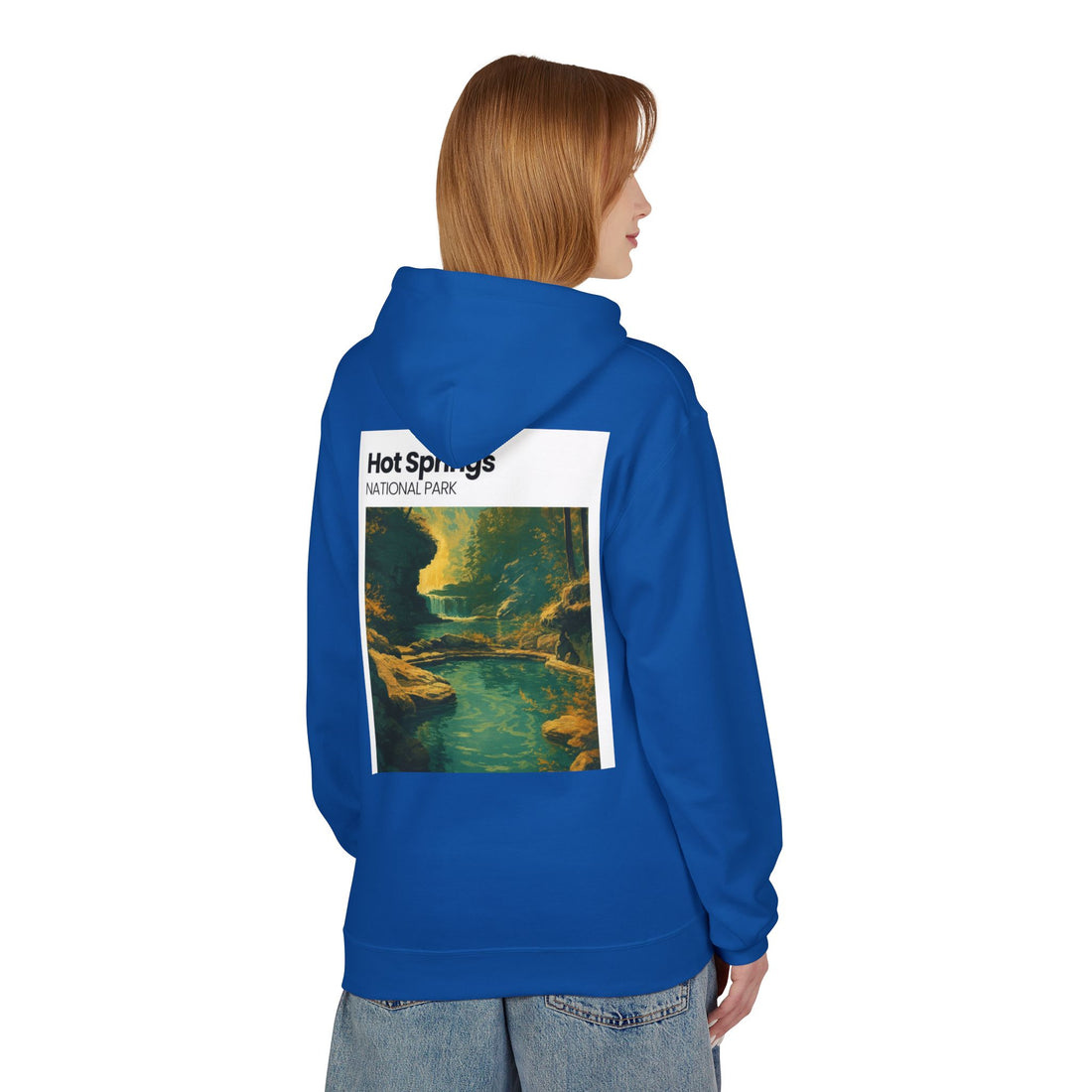 Hot Springs National Park Hoodie | Scenic Thermal Pool Illustration
