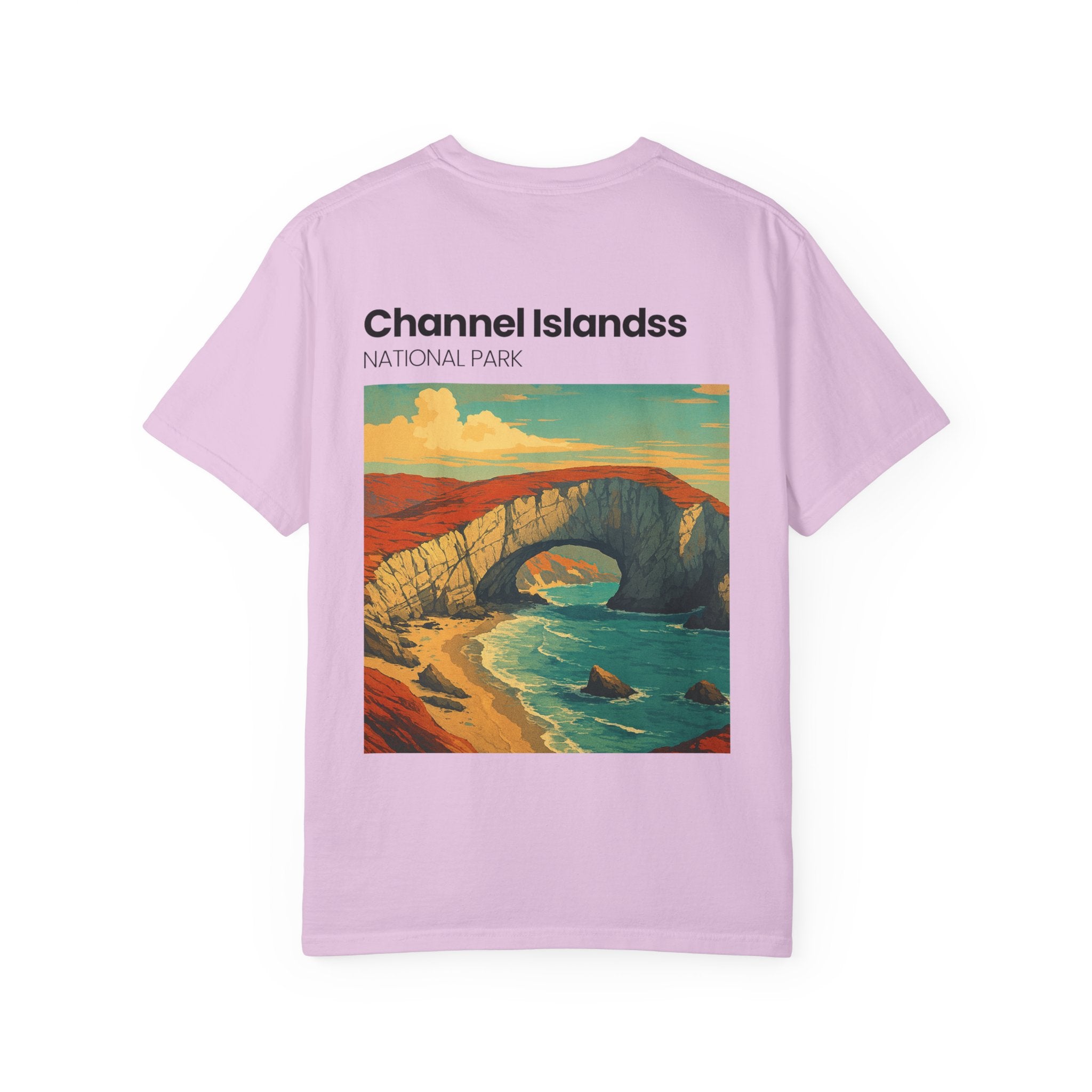 Channel Islands National Park Vintage Poster T-shirt | Coastal Landscape Tee