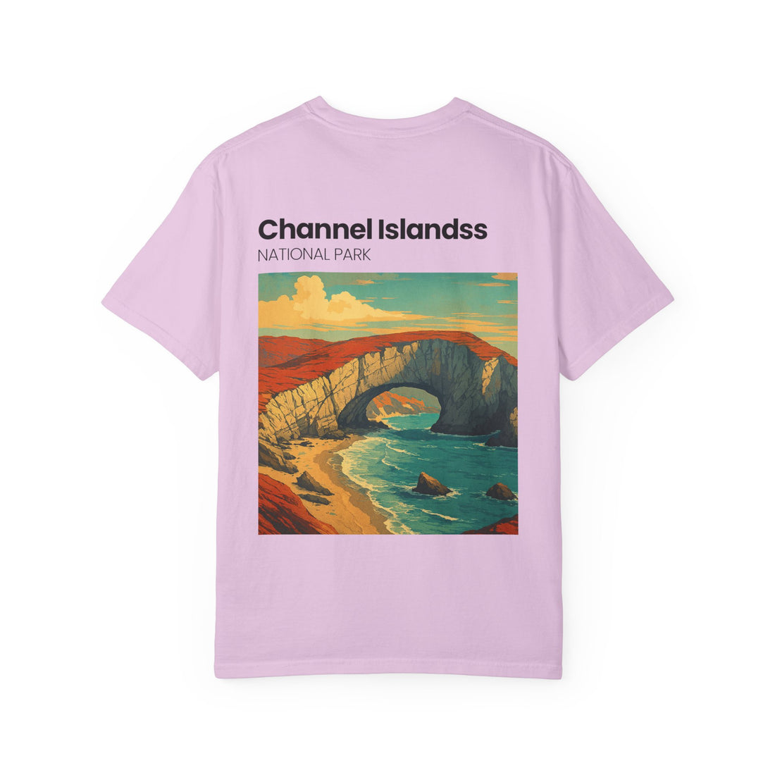 Channel Islands National Park Vintage Poster T-shirt | Coastal Landscape Tee