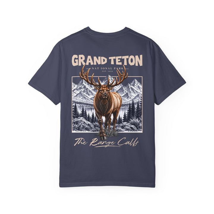 Grand Teton National Park Elk Graphic T-Shirt