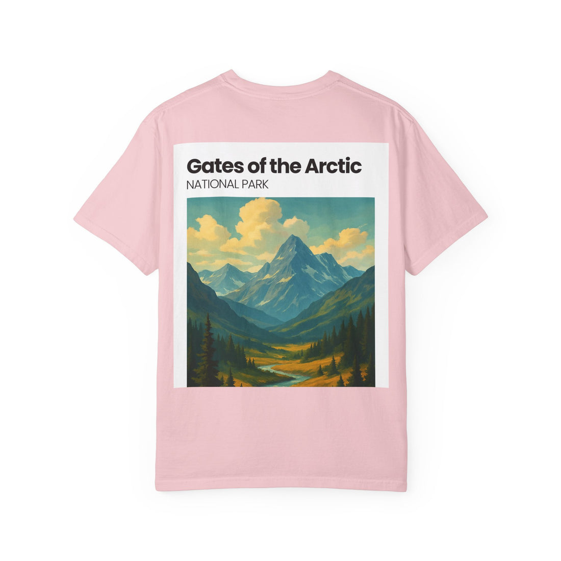 Gates of the Arctic Mountain Landscape T-shirt | National Park Poster Artwork