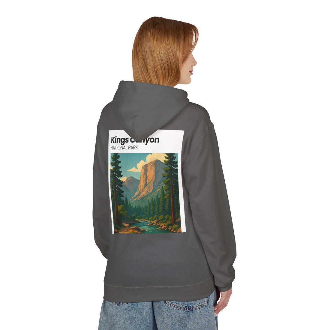 Kings Canyon National Park Hoodie | Vintage Landscape Graphic
