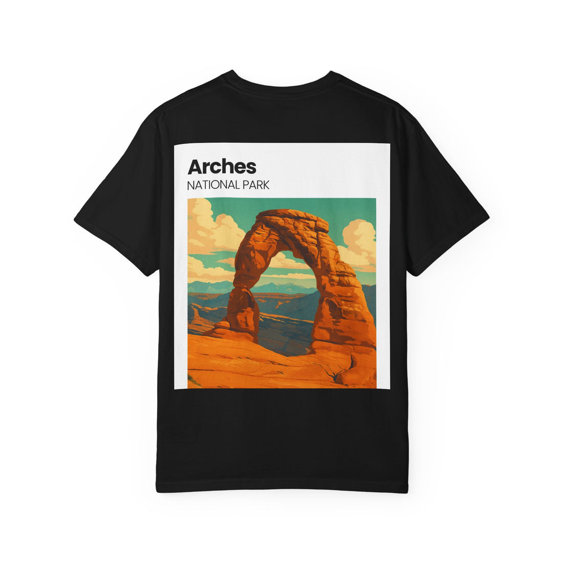 Hugging Dog Illustration T-Shirt | Small Chest Art