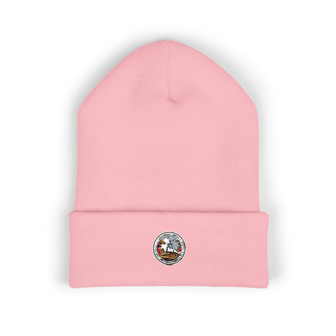 Sleeping Fox Emblem Beanie | Embroidered Cuffed Beanie