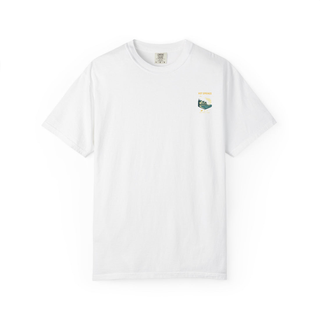 Hot Springs National Park graphic T-shirt | Scenic Hot Spring Illustration