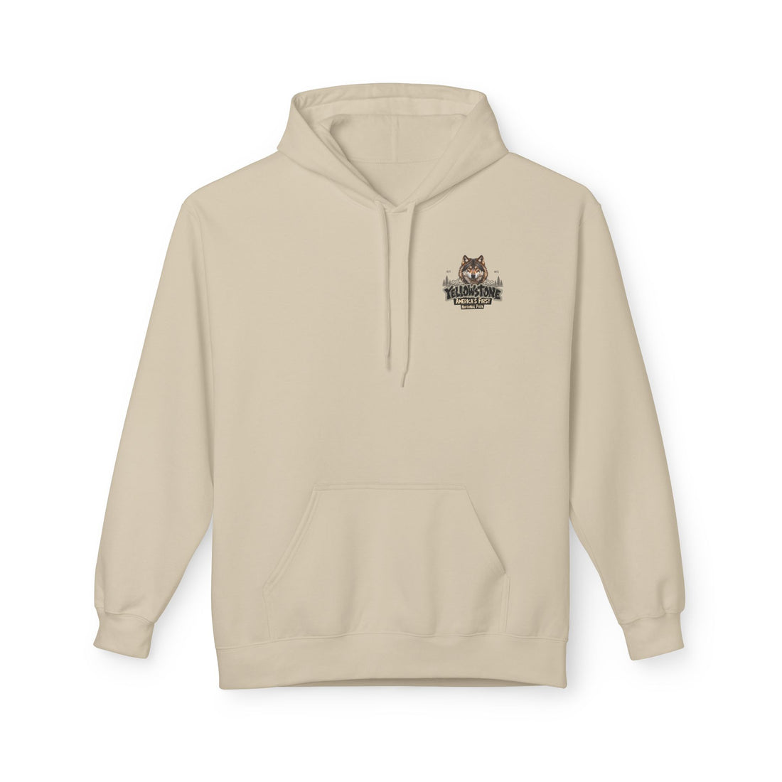 Yellowstone Wolf – Where the Wild Still Roams Hoodie