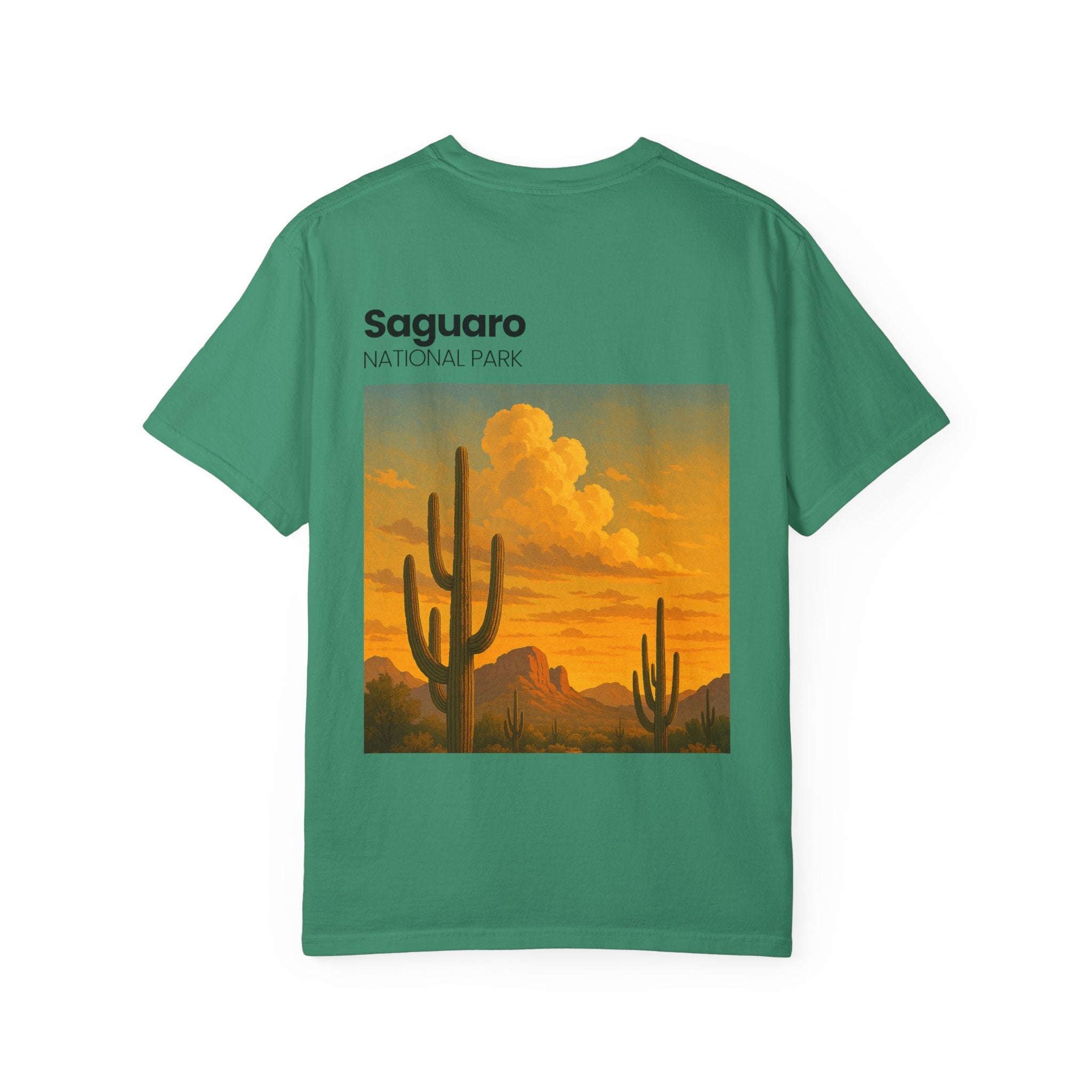 Saguaro National Park Sunset T-Shirt | Desert Cactus Graphic