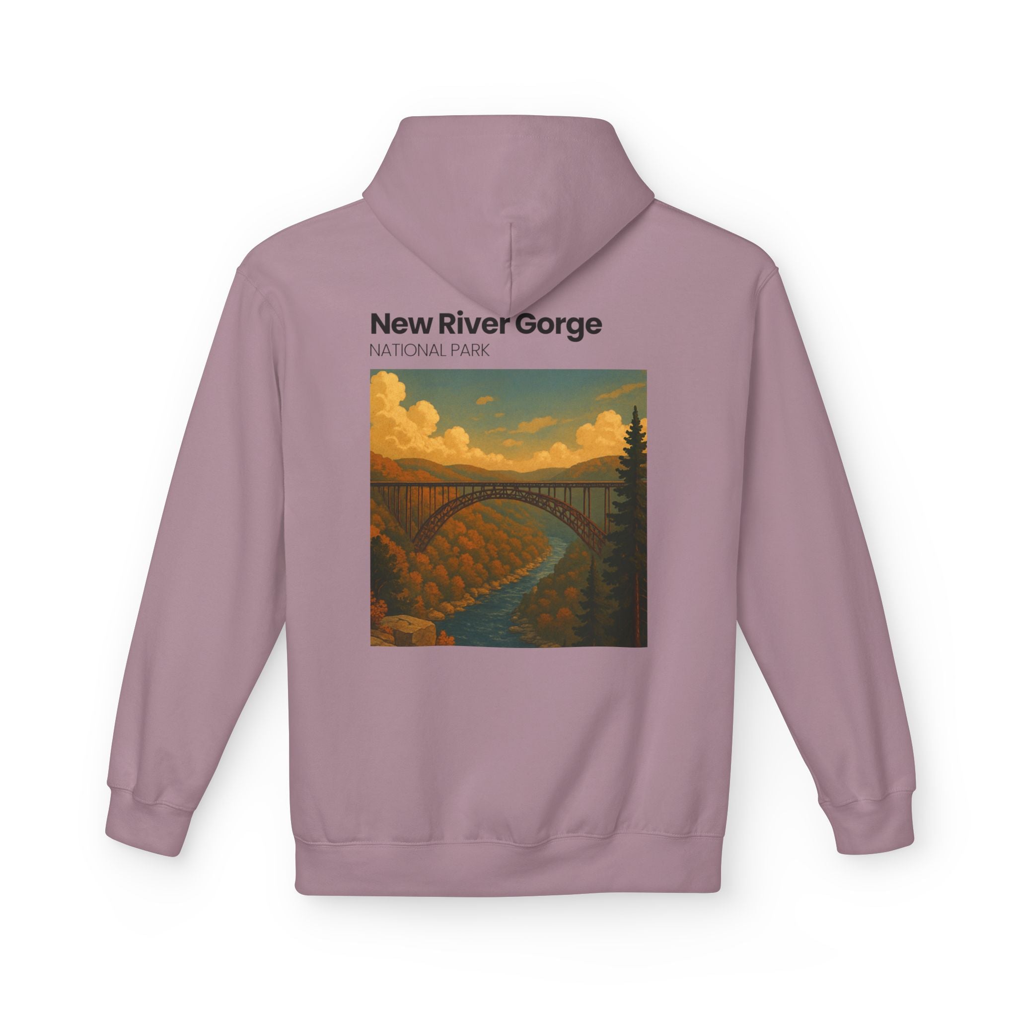 New River Gorge National Park hoodie | Scenic Bridge Landscape Pullover