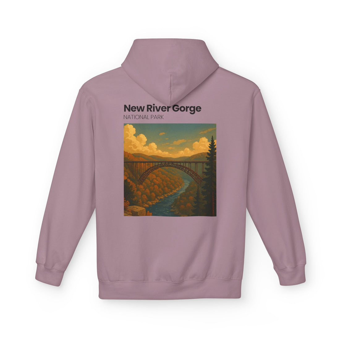 New River Gorge National Park hoodie | Scenic Bridge Landscape Pullover